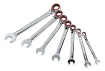 Comprar Juego 7 Llaves Reversibles Con Matraca Flexibles Pulgadas