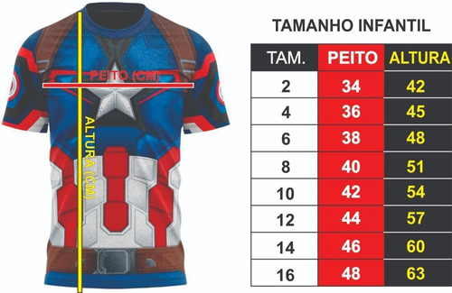 Imagem 4 de 4 de Camiseta Adulto - Traje Herói Super