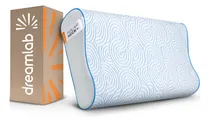 Comprar Almohada Ortopédica Cervical Memory Foam Gel Dreamlab Polar Neck Estándar XL | Almohada de Cuelllo, Tela Fría al Tacto, Hipoalergénica, Certificada CertiPUR-US Oeko-Tex Standard 100 | Firmeza: