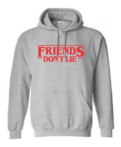 Sudadera Friends Don´t Lie Amigos Stranger Things Gorro