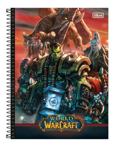 Caderno Espiral World Of Warcraft Movie 96 Folhas Da Tilibra