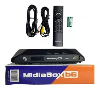 Receptor Century Midiabox B6 Hdtv Sat Regional