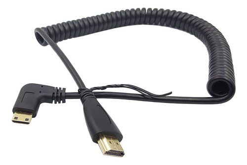 Sinloon Ángulo De 90 Grados Derecho Mini Hdmi A Hdmi, Mini.