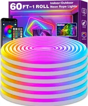 Comprar Tira Led Neón Sinley 18m Rgb Ip68, Control Remoto Y App