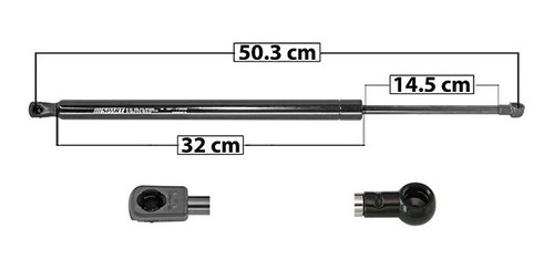 Amortiguador 5a Puerta Izq O Der Toyota Rav4 13-18 Spart