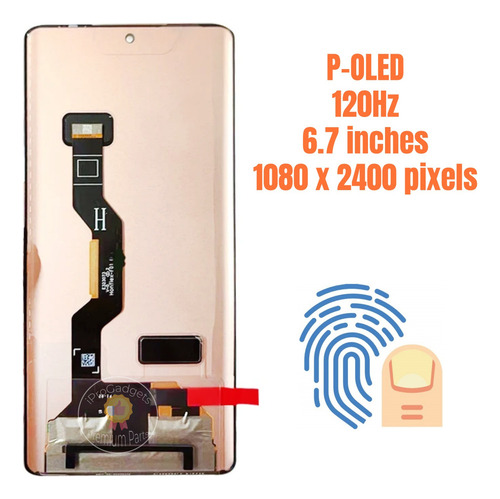 Zc Pantalla Táctil Oled Para Edge 50 Fusion 5g Xt2429-1