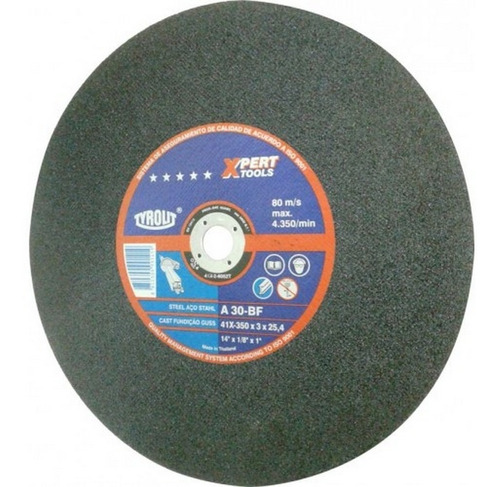 Disco De Corte Para Sensitiva 350x3x25,4 Tyrolit Caja Por 20