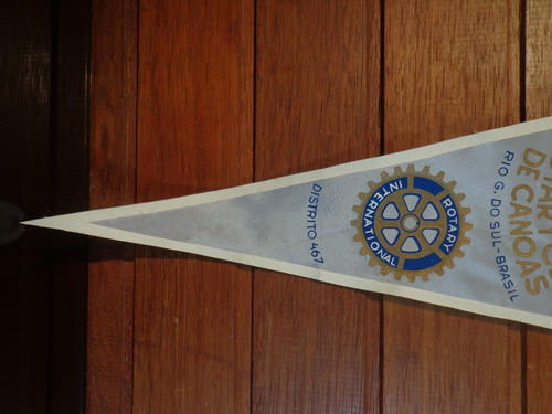 Antiga Flâmula Rotary Canoas - F0014