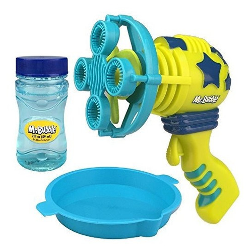 Kid Galaxy Mr Bubble Blowing Spinner Gun Bluegreen 6 X 4 X 3