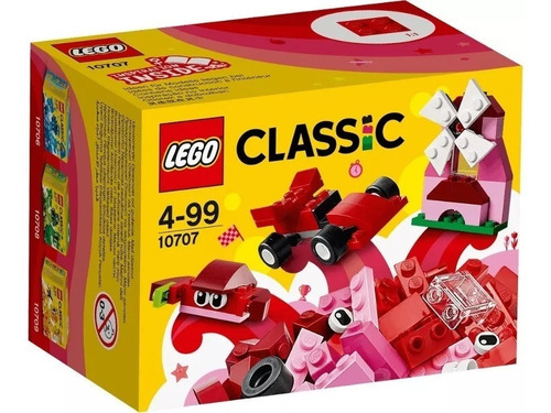 Lego Clásico 10707 Caja De Creatividad Roja