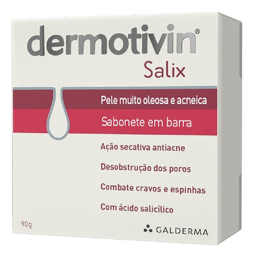 Sabonete Barra Dermotivin Salix 90 Gramas