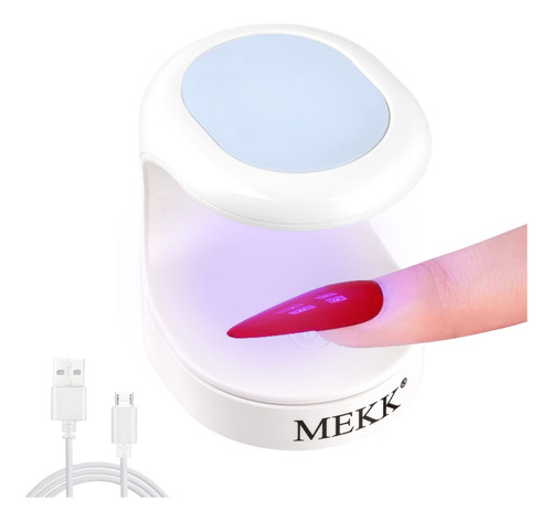 Mekk Mini Luz Uv Para Uas De Gel, Luz Uv Para Uas, Lmpara De