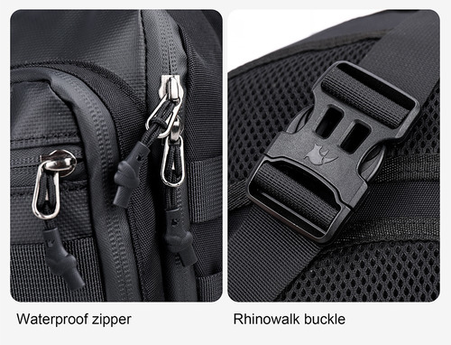Imagen 4 de 10 de Bolsa Para Pierna Motociclista Mochila Impermeable Rhinowalk