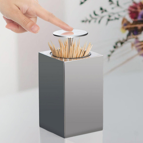 Soporte Para Palillos De Dientes, Contenedor Cuadrado