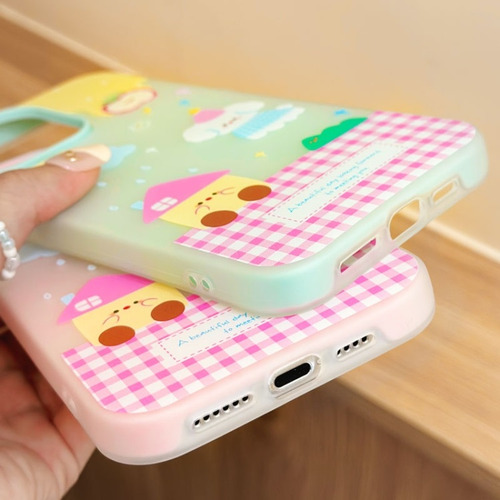 Funda Con Diseño De Dibujos Animados Para iPhone 16/15