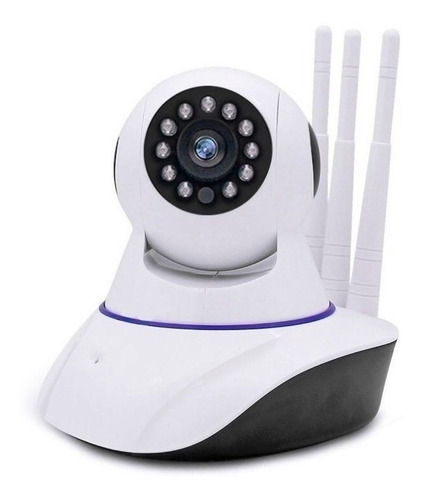 Câmera Wifi Vira 360 3antenas Ip Geraçâo Visâo Noturna