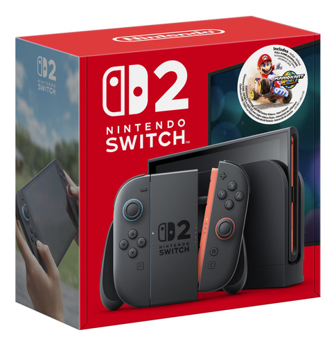 Consola Nintendo Switch 2 256gb Nueva Sellada + Regalos Gris