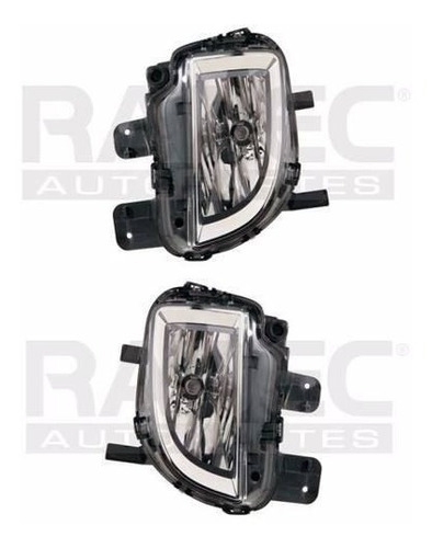 Par Juego Faros Niebla Volkswagen Golf / Gti 2011 - 2013 Sxc