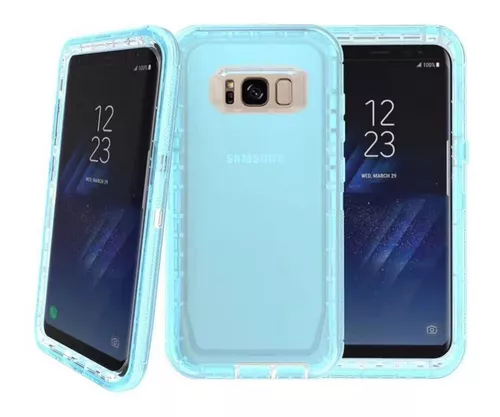 SURITCH Funda transparente para Samsung Galaxy S10E (solo 5.8 pulgadas),  [protector de pantalla integrado] protección de cuerpo completo, a prueba  de