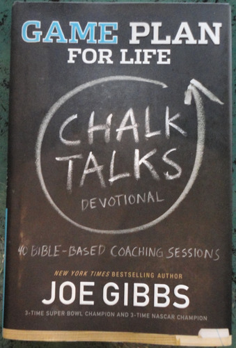 Game Plan For Life Chalk Talks Joe Gibbs Libro Importado Env