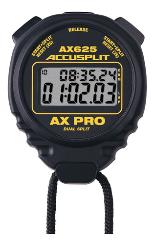 Accusplitax625 Pro Cronometro Partida Acumulativo Vuelta