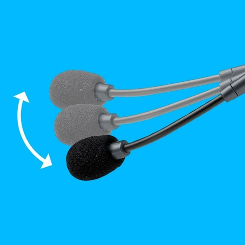 Imagen 6 de 9 de Auricular Vincha Headset Logitech H111 Micrófono Jack 3.5mm