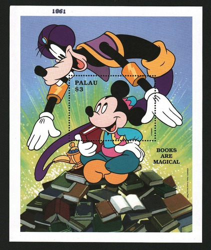 1997 Disney- Mickey Y Goofy Libros- Palau (bloque) Mint