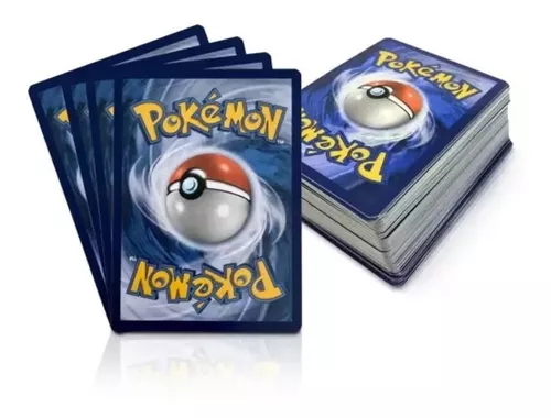 Cartas Pokémon Lote Pack 50 Cartas Sem repetir