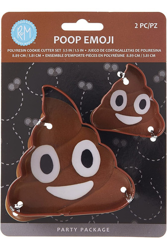 R M International Poop Emoji Cortador De Galletas Ta...