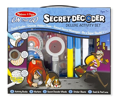 Melissa & Doug En La Actividad Set Go Secreto Decodificador 