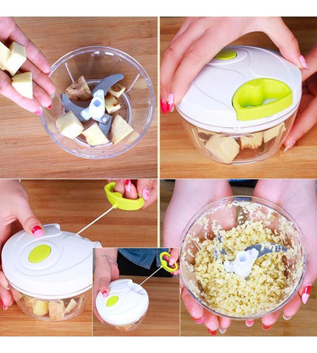 Mini Trituradora Manual De Alimentos Cocina Procesadora ®