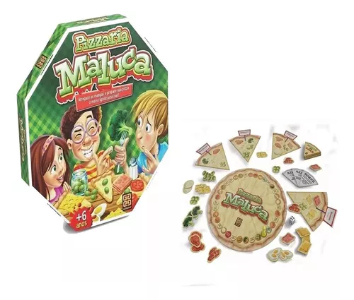 Jogo de Tabuleiro Infantil - Pizzaria Maluca - Grow