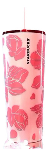 Starbucks Vaso De Acero Rosa Rosado Cherry Blossom 2023