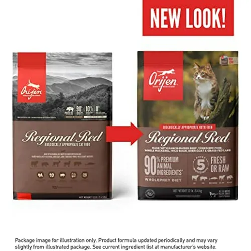 Comida Para Gatos Orijen Regional Red, 2 Paquetes De 12 Libr