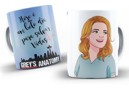 Imagem 6 de 10 de Canecas Personalizadas Greys Anatomy !!!!