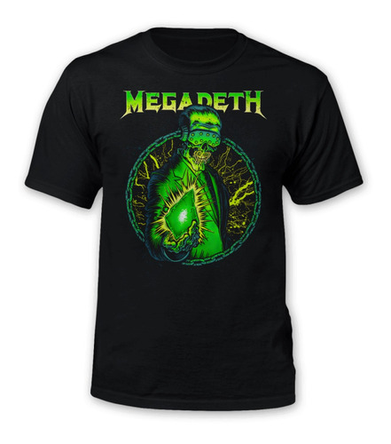 Polera Gustore De Megadeth Rust