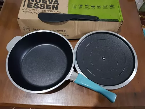 Set 1 Olla Gde Baja + 1 Sarten Essen Aqua Casi Nuevas Oferta