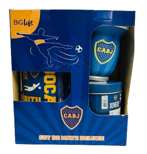 Imagen 1 de 5 de Set Matero Futbol Oficial Boca River Orig Ar1 Setmf Ellobo