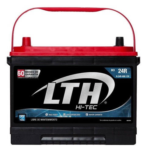 Bateria Lth Hi-tec Acura Mdx 2014 - H-24r-600