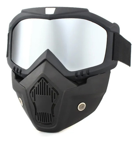 Careta Con Gafas Paintball Motociclismo Ciclismo