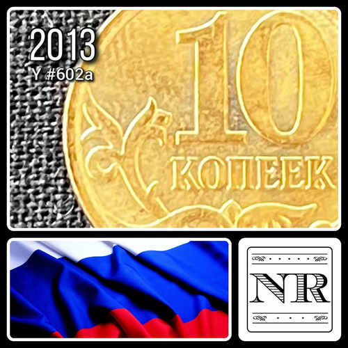 Rusia - 10 Kopek - Año 2013 - Y #602a - San Jorge