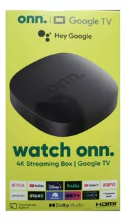 Google Tv Onn Uhd Tv Box Chromecast 4k 8gb Con 2gb De Ram