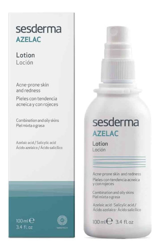Sesderma Azelac Loción 100ml Acido Salicilico Tonico Facial