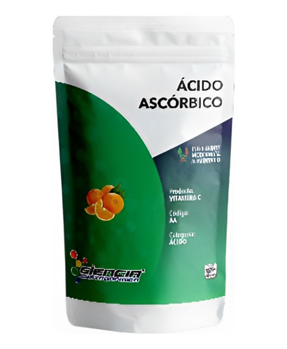 Ácido Ascorbico, Grado Alimenticio, 250g.