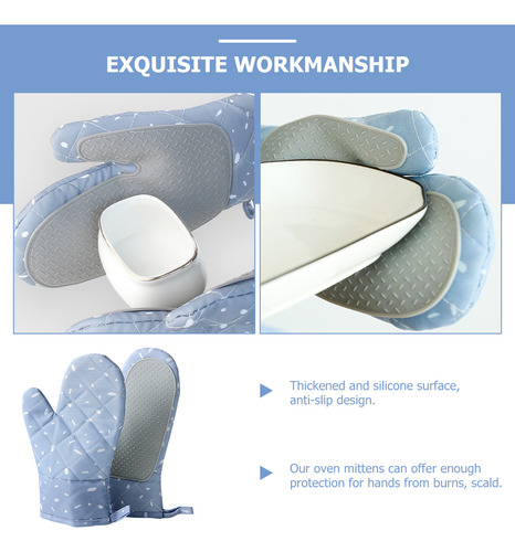1 Par De Guantes De Horno Resistentes Al Calor, Guantes Para