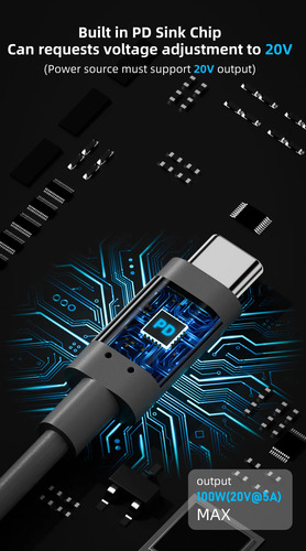 (5 Metros) Cabo Usb C Para Dc Compatível Com Starlink Mini