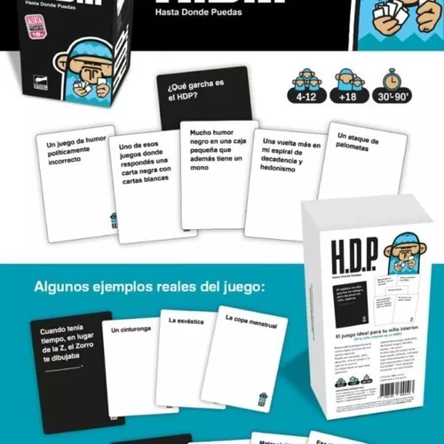 Juego Hdp Hasta Donde Puedas Bureau Buro Humor Negro Manias