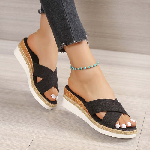 Zt Slipper Informales De Moda De Verano Para Mujer Punta