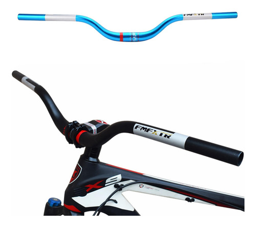 720mm Bicicleta De Montaña Manillar Ancho Barra Azul