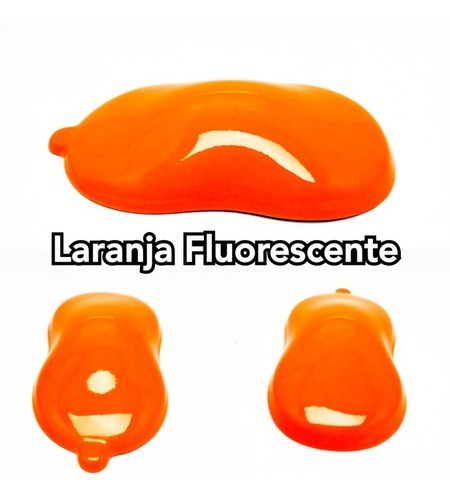 300ml Laranja Neon Fluorescente Personalizar Bike